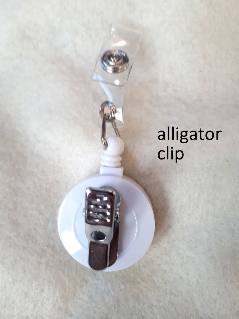 Easter Egg Hunt Bunny Style Retractable ID Badge Reel