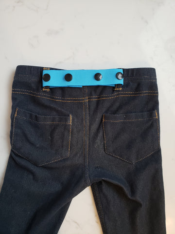 Elastic CLIP BELT Pants Helper- Khaki Toddler Belt- Children Clip