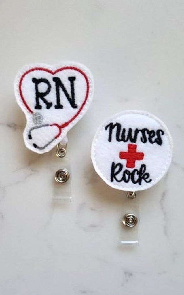 Badge Reel Nurse Badge Reel RN Badge Reel Retractable ID Badge
